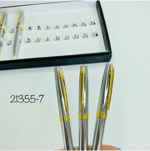 MJ21355-7  CANETA ESFEROGRAFICA RETRATIL CORPO METAC------MJ21355-7