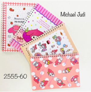 CADERNO. REF:A5-MJ2555-60 CX 300 SUB 100