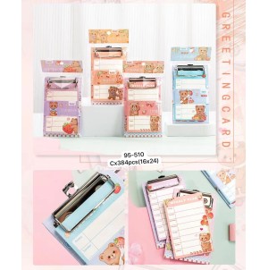  LEMBRETE DE PAPEL, AUTO-ADESIVO REF:95-510 .CX:384PÇS /SUB:96PÇS -MUL/24PÇS