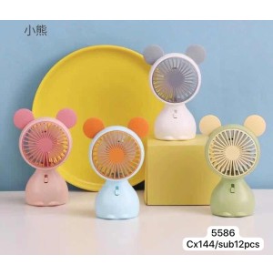 REF:5586 MUL/12 MINI VENTILADOR, PORTATIL.CX120PÇS/SUB30PÇS -MUL/12PÇS