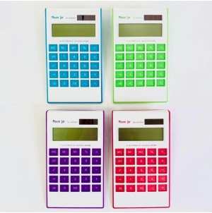 MJ2235C CALCULADORA COLORIDO -BATERIA-12DIG