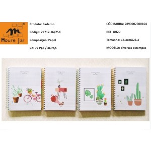 CADERNO. 127- MJ22717-16-25K.