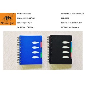 CADERNO. REF: MJ22717-18-50K