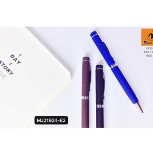 MJ21924-82 CANETA ESFEROGRAFICA, RETRATIL, DE CORPO METALICO------CX:600PÇS/MIN:60PÇS-BOX12PÇS