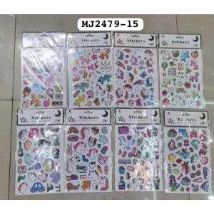 MJ 2479-15 BX C20P/C CARTELA ADESIVA COM DESENHOS.