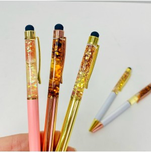 CANETA ESF  RETRATIL CORPO METAL:MJ21924-67 C/ESTOJO 25PÇS