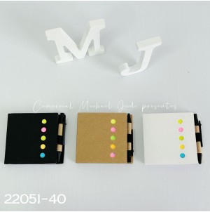  MJ-W22051-40  CADERNO DE ANOTAÇÃO ------- CX:192/ MIN:96PÇS /MUL: 12PÇS