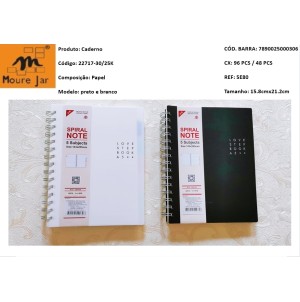 CADERNO. REF:MJ-A22717-30(25K)