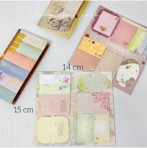 LEMBRETE DE PAPEL AUTO-ADESIVO: MJ-Y21684-18 CX600 PÇS SUB 120 MUL/12