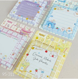 REF:95-311 LEMBRETE DE PAPEL, AUTO-ADESIVO. CX560PÇS SUB 140 PÇS MULT/28