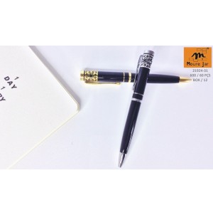 MJ21924-31 CANETA ESF RETRATIL CORPO METAL--------CX:600PÇS/MIN:60PÇS-BOX12PÇS