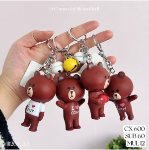 CHAVEIRO, DE PLASTICO. REF:MJ-1202-A3 CX 600PÇS SUB 120PÇS MUL/12