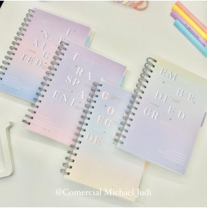 CADERNO. REF: A5-MJ023-23 CX 84PÇS SUB 42PÇS