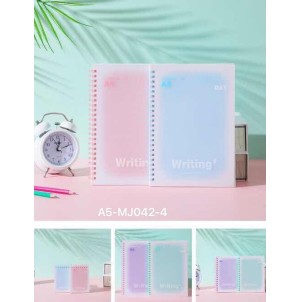 CADERNO. REF: A5-MJ042-4 -----CX:168PÇS/MIN:84PÇS-MUL:42PÇS