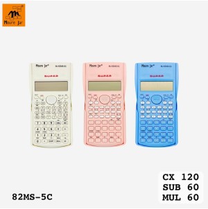MJ82MS-5C CALCULADORA CENTIFICA-----CX:120PÇS/MIN:40 PÇS CADA COR