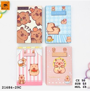 REF: MJ-Y21684-29C LEMBRETE DE PAPEL, AUTO-ADESIVO.-CX:96PÇS/SUB:48 PÇS -MUL/48 PÇS