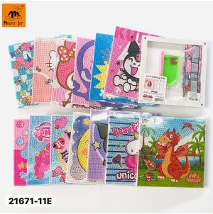  MJ21671-11E PINTURA DIAMANTE ADESIVA -------- CX:300PÇS/SUB:120PÇS -MUL/12PÇS