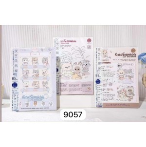 CADERNO. REF: B5-MJ9057 ---------------  CX:192PÇS/MIN:48PÇS-MUL:12PS