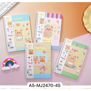 CADERNO. REF:A5-MJ2470-28 CX 160 PÇS SUB 80 PÇS MUL/20