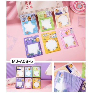 REF: MJ-A08-5 BX C/36 LEMBRETE DE PAPEL, AUTO-ADESIVO----CX:720PÇS/MIN:180PÇS-MUL:36PÇS