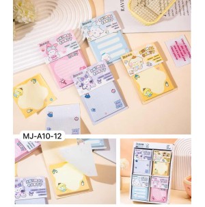 MJ-A10-12  LEMBRETE DE PAPEL, AUTO-ADESIVO------CX:576PÇS /MIN:144PÇS-BOX:36PÇS