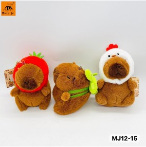 REF: MJ12-15 BX C/12 CHAVEIRO COM PELUCIA CAPIVARA ------------- CX:300PÇS/MIN:60 PÇS -MUL/12 PÇS