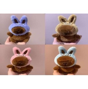 REF: MJ-12-15C. CHAVEIRO DE METAL, COM PELUCIA CAPIVARA ------------ CX300PÇS/SUB60PÇS/MUL/12