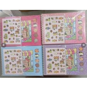 REF:A56165-11 CADERNO DE DESENHO PARA PINTAR BOBBIE GODS ------------- CX:80PÇS/SUB:20PÇS     