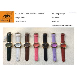 RELOGIO DE PULSO CX  DE METAL PULSEIRA REF 1125